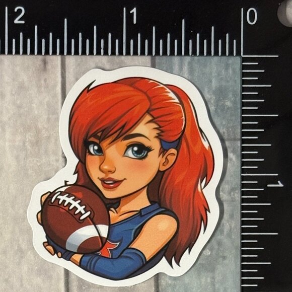 🌀10/$10🌀 Adorable Football Gameday Reusable Waterproof Vinyl Sticker Decal - Picture 1 of 1
